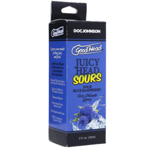 Goodhead Juicy Head Dry Mouth Spray Sour Blue Raspberry 2 oz.