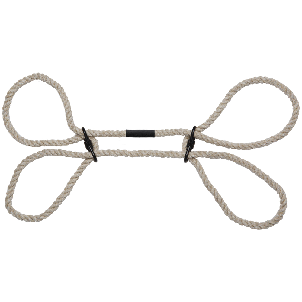 Merci Restrain 6mm Hemp Wrist Or Ankle Cuffs Natural 3 Merci Restrain 6mm Hemp Wrist Or Ankle Cuffs Natural - Image 3