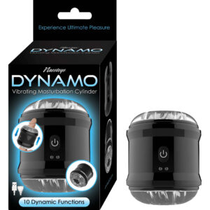 Dynamo Vibrating Masturbator Cup Black