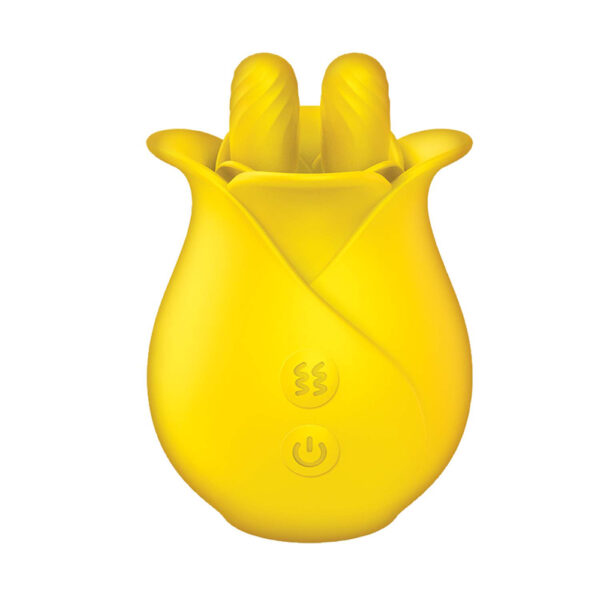 Clit-Tastic Tulip Finger Massager Yellow - Image 2