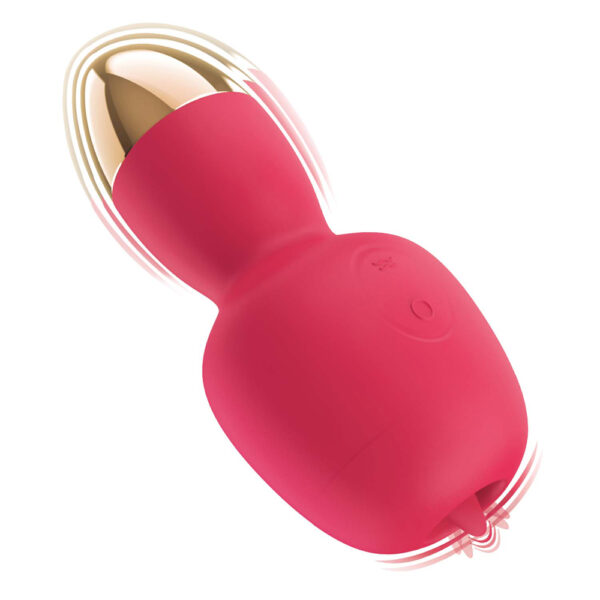 Clit-Tastic Intense Dual Massager Coral - Image 2