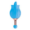 Clit-Tastic Rose Bud Dual Massager Blue - Image 2
