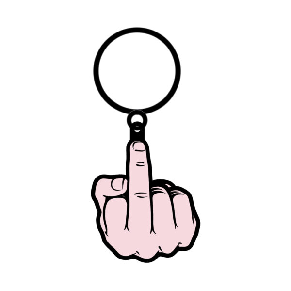 Middle Finger Keychain - Image 2