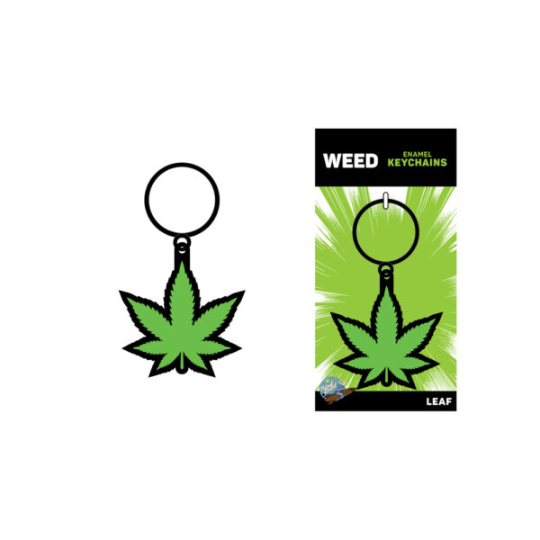 Green Leaf Keychain