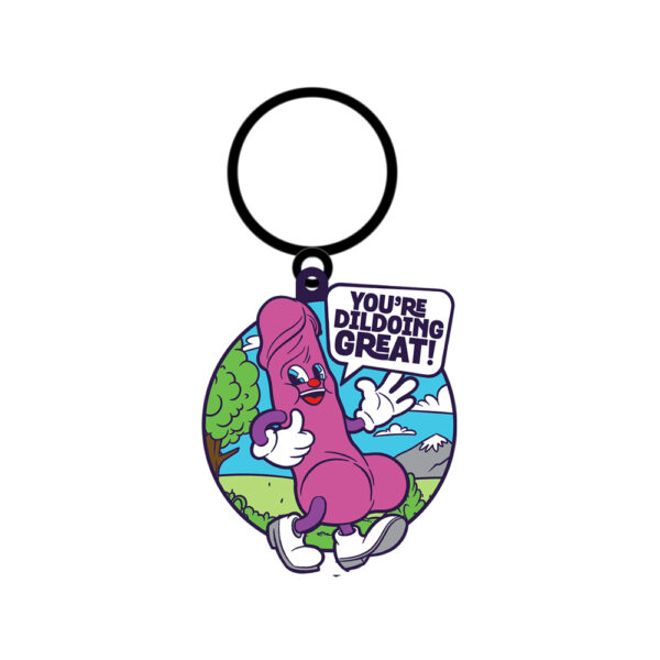 Fuck Buddies You're Dildoing Great Keychain - Image 2