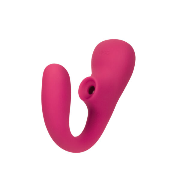Suki Plus Rechargeable Dual Sonic Vibe Foxy Pink - Image 2