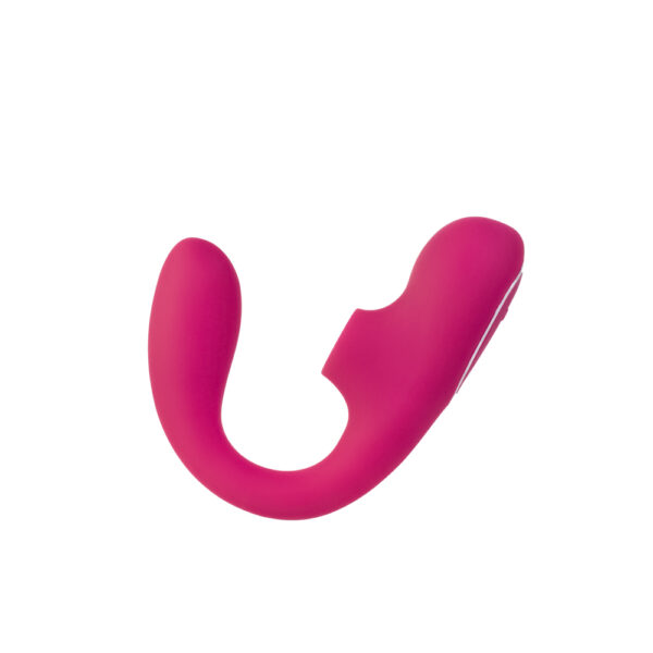 Suki Plus Rechargeable Dual Sonic Vibe Foxy Pink - Image 3