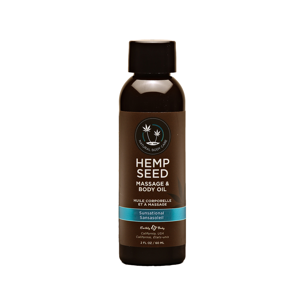Hemp Seed Massage & Body Oil Sunsational 2 oz. 1 Hemp Seed Massage & Body Oil Sunsational 2 oz.