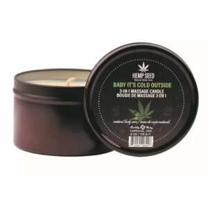 Hemp Seed 3-In-1 Holiday Candle Baby It's Cold Outside 6 oz.