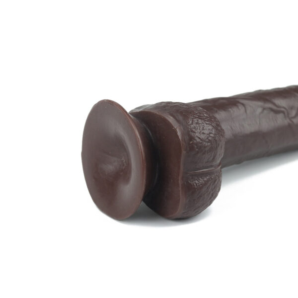 Get Lucky 9" Dual Layer Dong Dark Brown - Image 2