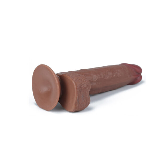 Get Lucky 7.5" Dual Layer Dong Light Brown - Image 2