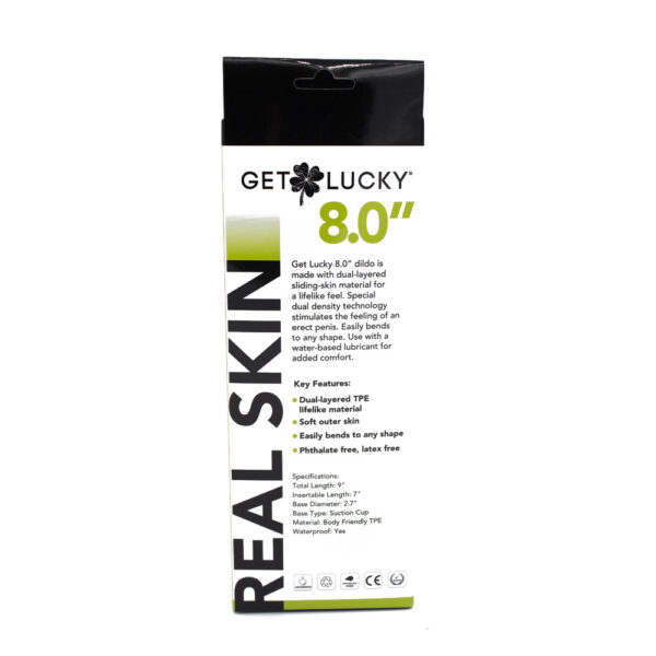 Get Lucky 8" Dual Layer Dong Light Brown - Image 3