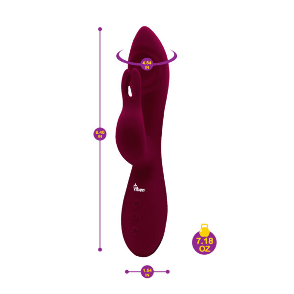 Viben Pzazz G-Spot Thumping Rabbit Ruby - Image 3