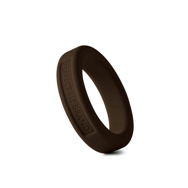 Classic 1.4" (36 mm) Silicone Med. Stretch Penis Ring Skintone 1 - Image 2