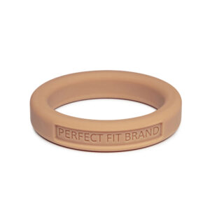 Classic 1.4" (36 mm) Silicone Med. Stretch Penis Ring Skintone 3