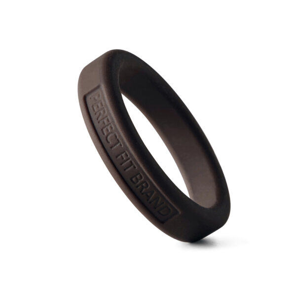 Classic 1.75" (44 mm) Silicone Med. Stretch Penis Ring Skintone 1 - Image 2