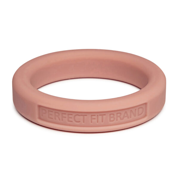 Classic 1.75" (44 mm) Silicone Med. Stretch Penis Ring Skintone 5
