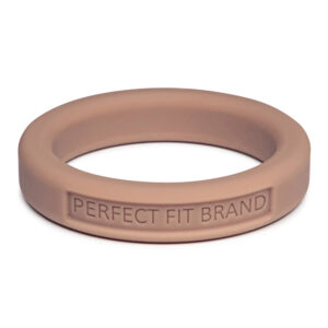 Classic 1.75" (44 mm) Silicone Med. Stretch Penis Ring Skintone 6