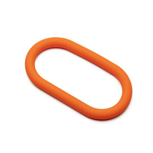 9" (229 mm) Silicone Hefty Wrap Ring Orange