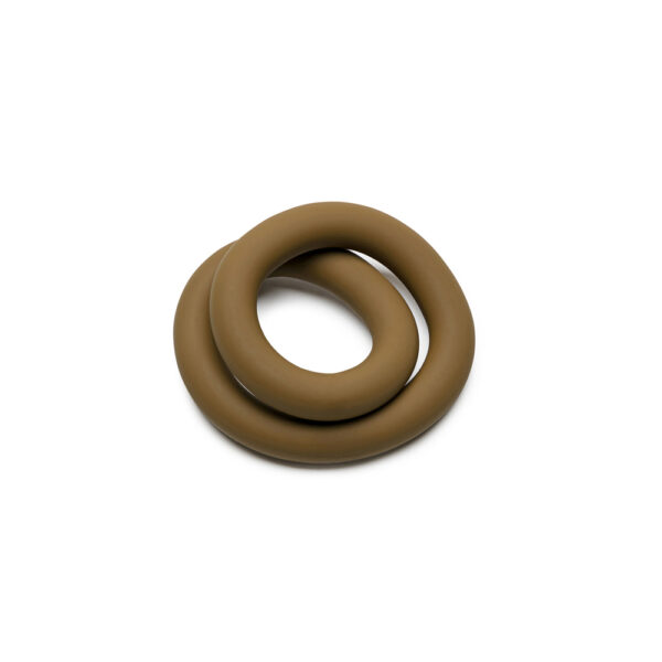 9" (229 mm) Silicone Hefty Wrap Ring Gold - Image 3