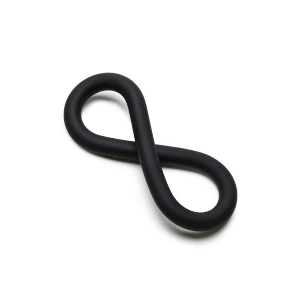 9" (229 mm) Silicone Hefty Wrap Ring Black - Image 2