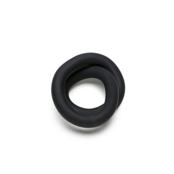 9" (229 mm) Silicone Hefty Wrap Ring Black - Image 3