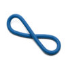 12" (305 mm) Silicone Hefty Wrap Ring Blue - Image 2