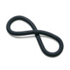 12" (305 mm) Silicone Hefty Wrap Ring Black - Image 2