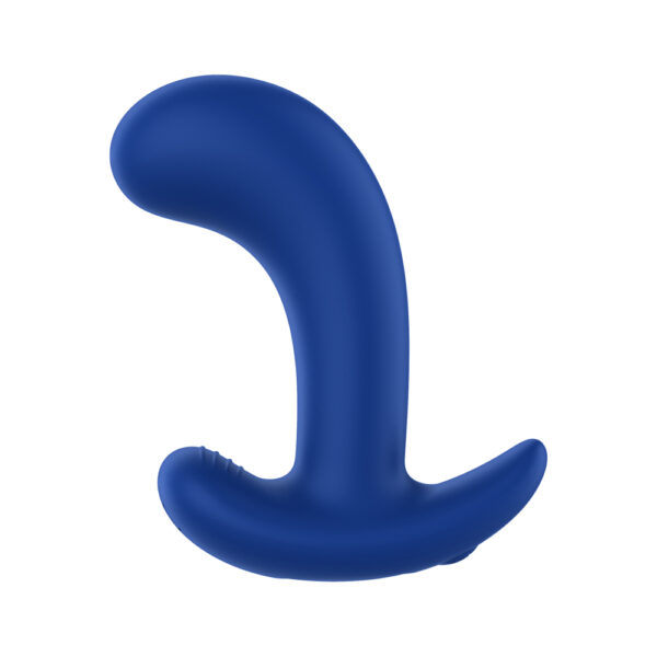 Curved Vibrating Plug Blue - Image 2