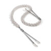 Nixie Adjustable Tweezer Clips With Pearls White Gold - Image 2