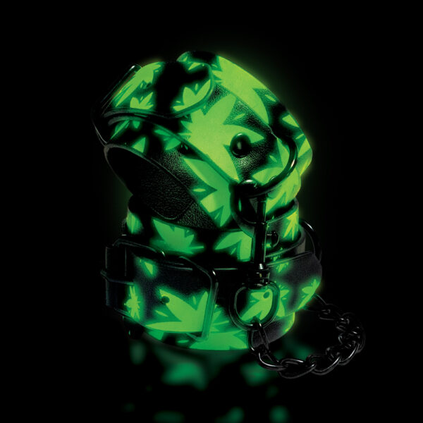Stoner Vibes Chronic Collection Glow In The Dark Ankle Cuffs - Image 2