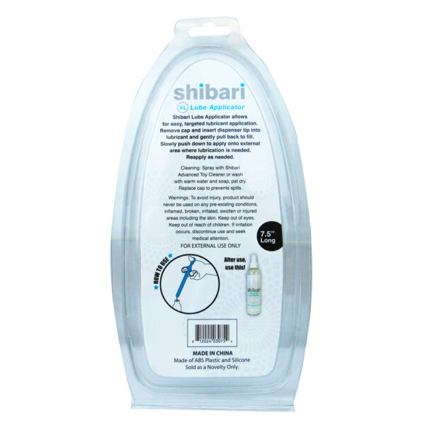 Shibari Lube Applicator Xl Blue - Image 3