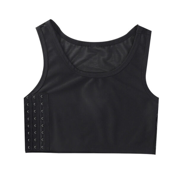Gender Fluid Chest Compression Binder Black Xxxl - Image 2