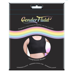 Gender Fluid Chest Compression Binder Black Xxxl