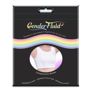 Gender Fluid Chest Compression Binder White M