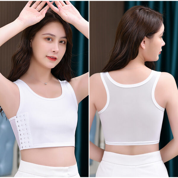Gender Fluid Chest Compression Binder White Xl - Image 2