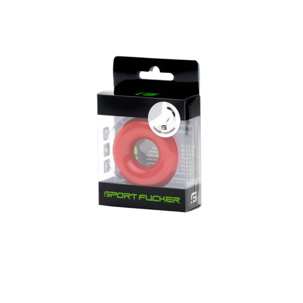 Sport Fucker Sf Rubber Cockring Single Red