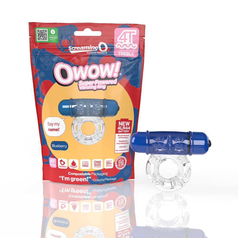 Screaming O 4T Owow Blueberry 1 Ct 1 Screaming O 4T Owow Blueberry 1 Ct