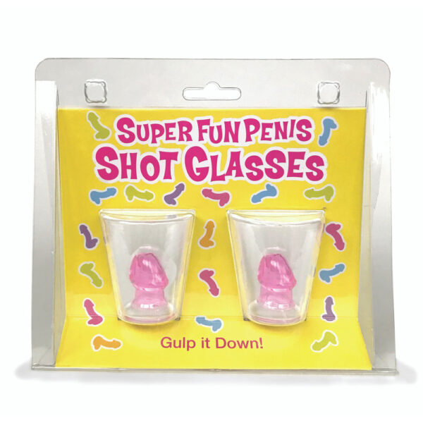 Super Fun Penis Shot Glasses 2 Pack