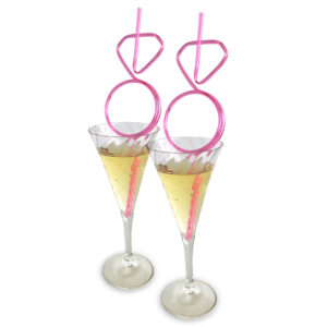 Glitterati Diamond Straw Set 8Ct