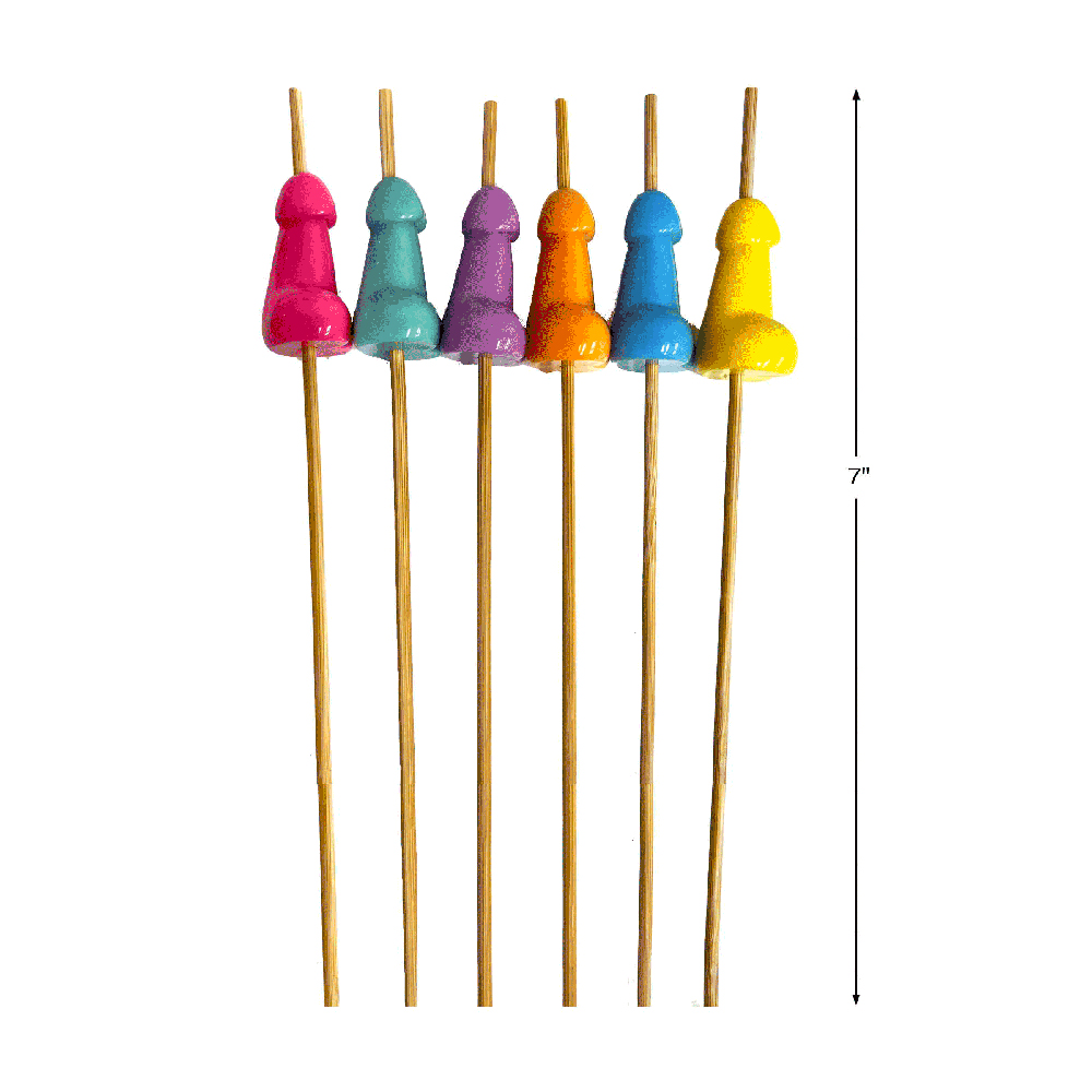 Super Fun Hors d'Oeuvre's Picks Set Of 6 2 Super Fun Hors d'Oeuvre's Picks Set Of 6 - Image 2