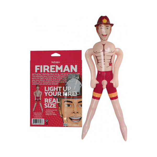 Fireman Inflatable Party Doll - Image 2