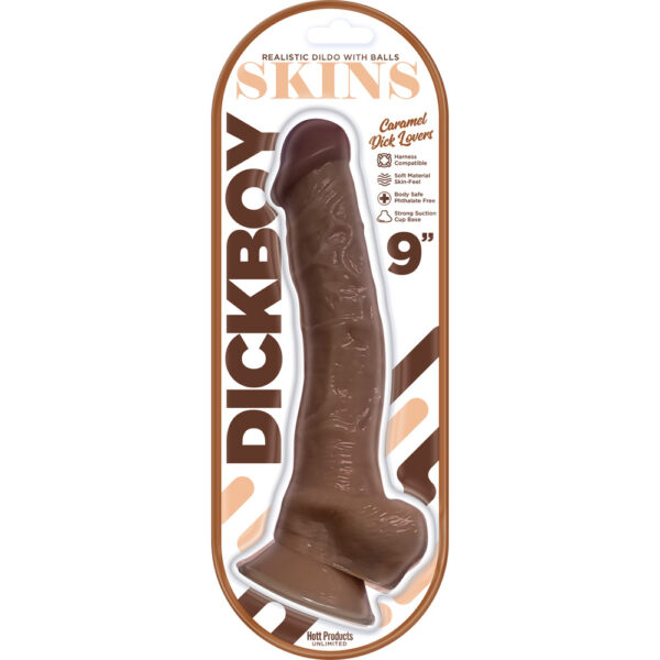 Dickboy Skins Dildo Caramel Lovers 9"