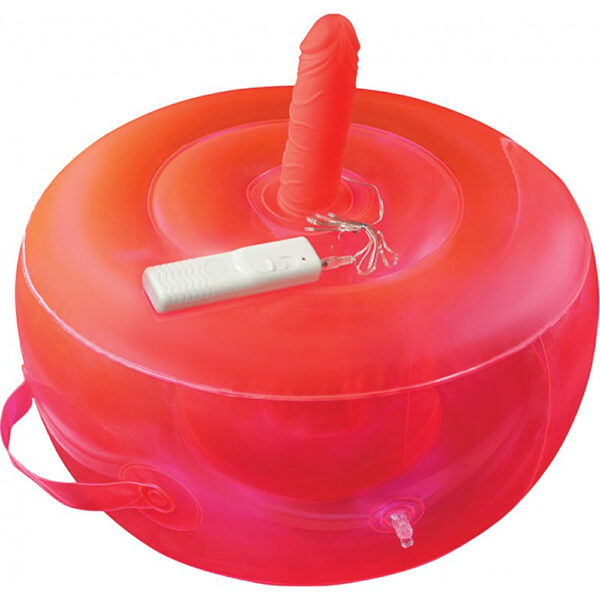 Bouncy Banger Inflatable Cushion With Wire Controller Vibe Dildo - Image 2