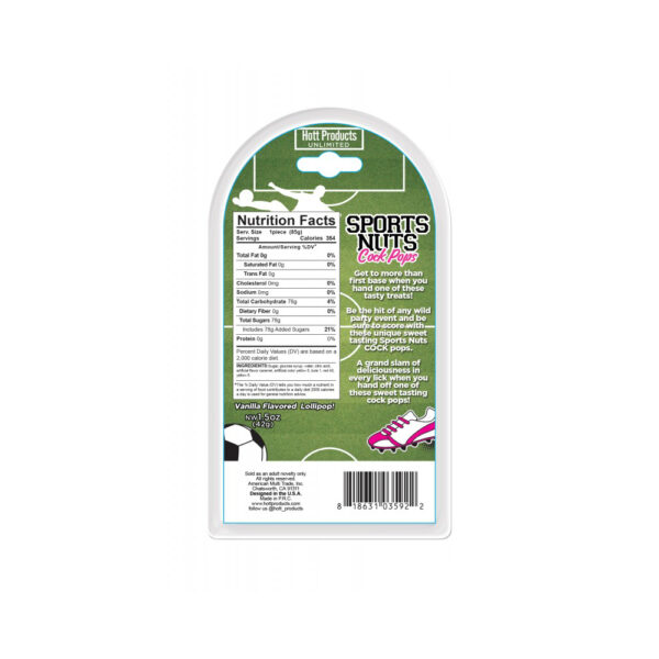 Sports Nuts Cock Pop Soccer Balls Caramel - Image 2