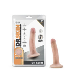 Dr. Skin Silicone Dr. Lucas 5" Dong With Suction Cup Vanilla