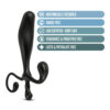 Anal Adventures Prostate Stimulator Black - Image 3