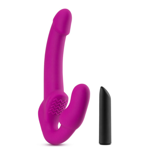 Temptasia Estella Strapless Silicone Dildo Pink - Image 3