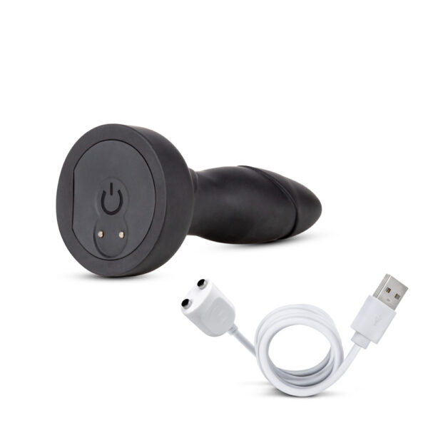 Anal Adventures Platinum Drive Plug Black - Image 2