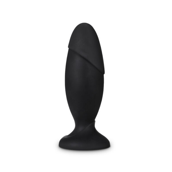 Anal Adventures Platinum Silicone Rocket Plug Black - Image 2